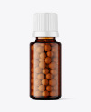 15ml Amber Pills Bottle Mockup