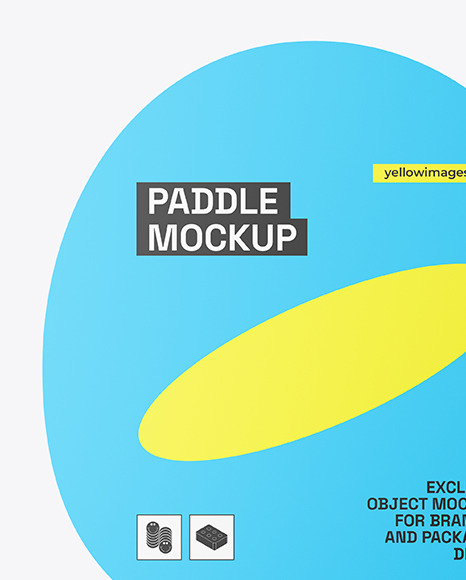 Matte Ping Pong Paddle & Balls Mockup