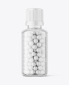 30ml Clear Pills Bottle Mockup