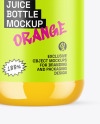 Orange Juice Bottle Mockup