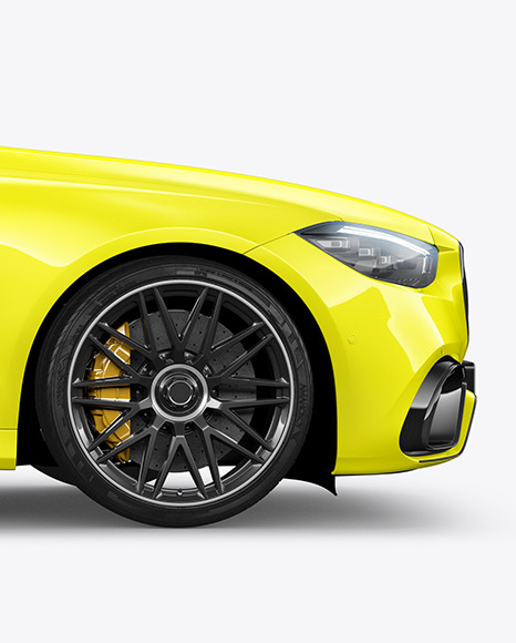 Luxury Car Mockup - Side View
