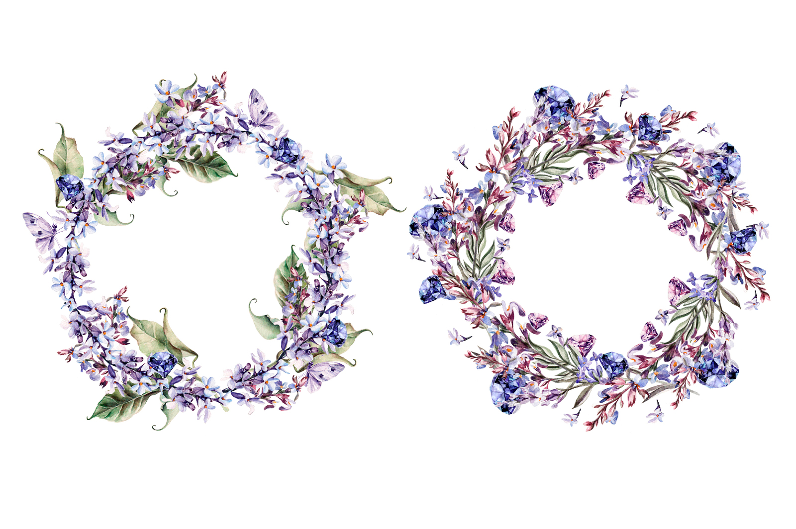 Beautiful watercolor Lavender Beautiful watercolor Lavender