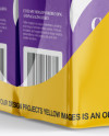 Pack With 6 Carton Package Mockup - Half Side View