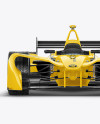 Formula E Racing Car 2016 Mockup - Front View