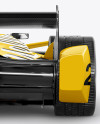 Formula E Racing Car 2016 Mockup - Back View