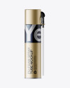 Pu-Foam Metallic Spray 500ml Can Mockup Pu-Foam Metallic Spray 500ml Can Mockup