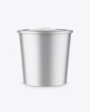 Metallic Ice Cream Cup Mockup