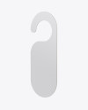 Door Hanger Mockup - Half Side View