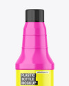 Glossy Plastic Bottle Mockup