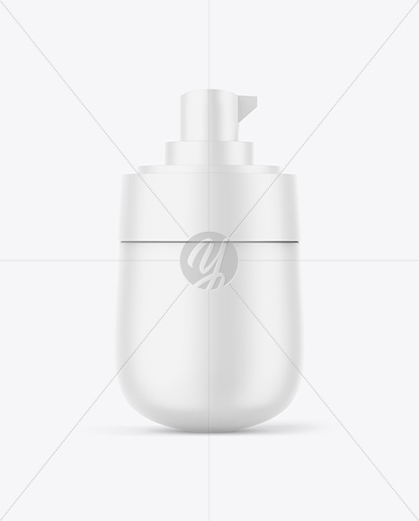 Matte Pump Bottle Mockup