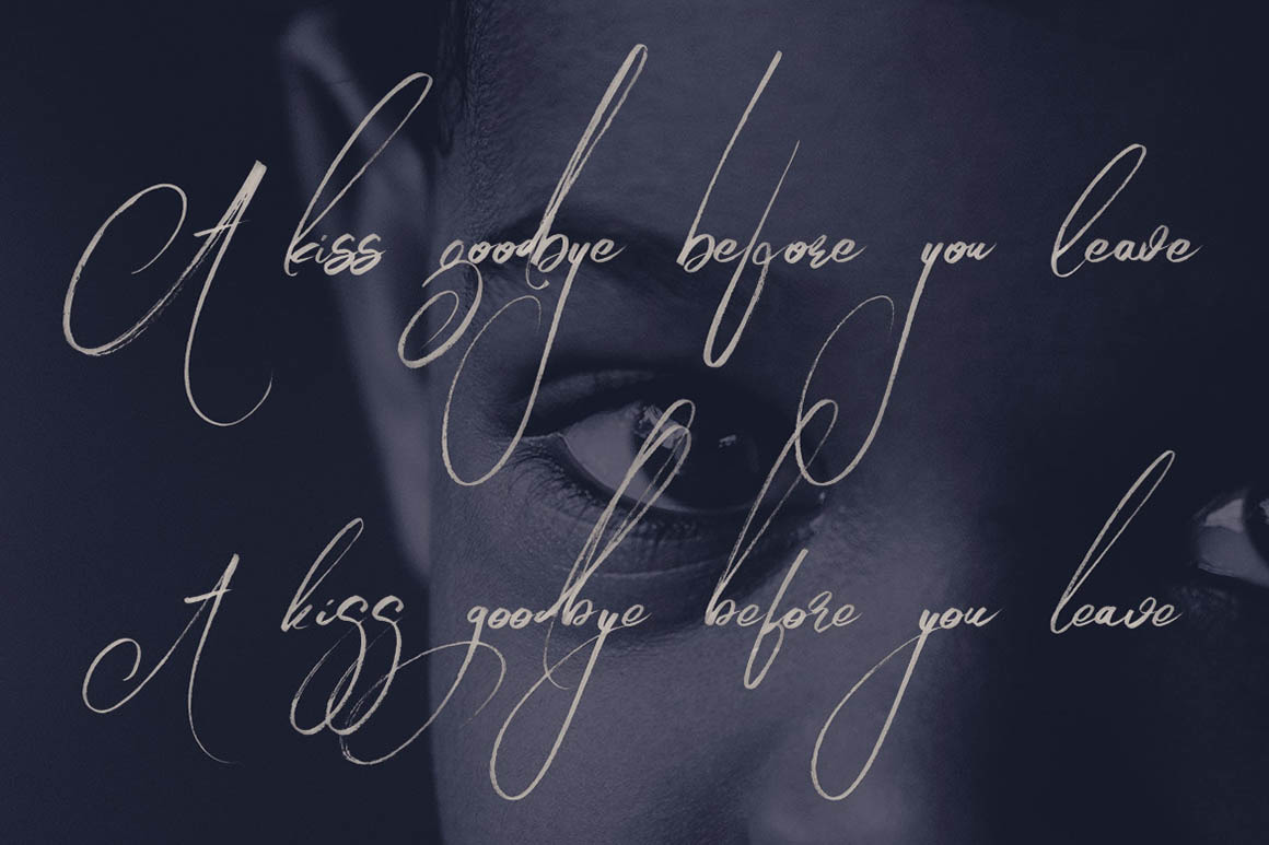 Angelic Brush & SVG Font Angelic Brush & SVG Font