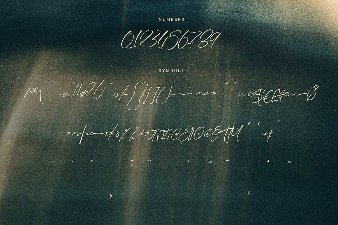 Angelic Brush & SVG Font Angelic Brush & SVG Font