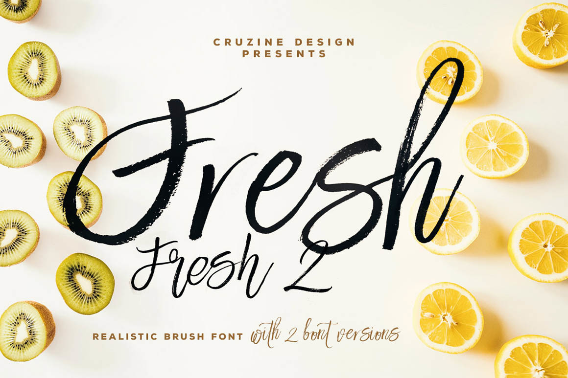 Fresh Brush &amp; SVG Font