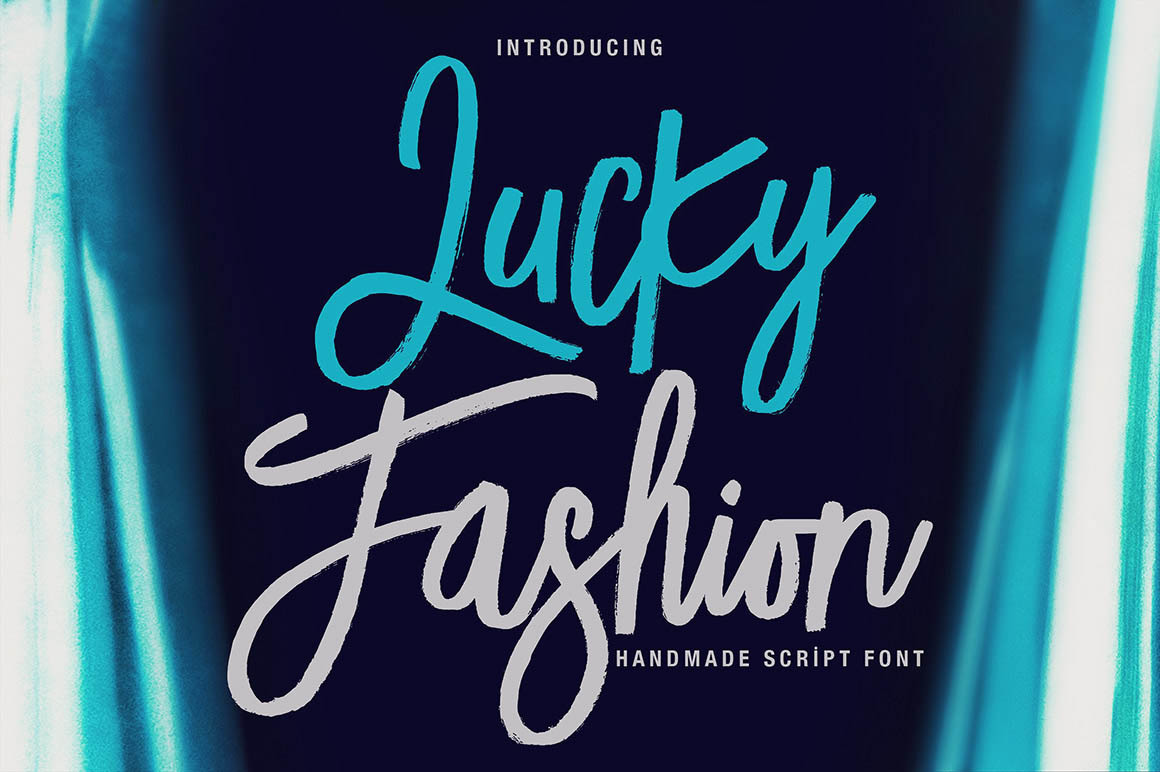 Lucky Fashion Brush Font