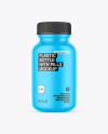 Matte Plastic Bottle with Pills Mockup