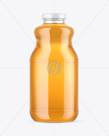 Apple Juice Bottle Mockup