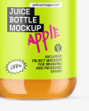 Apple Juice Bottle Mockup