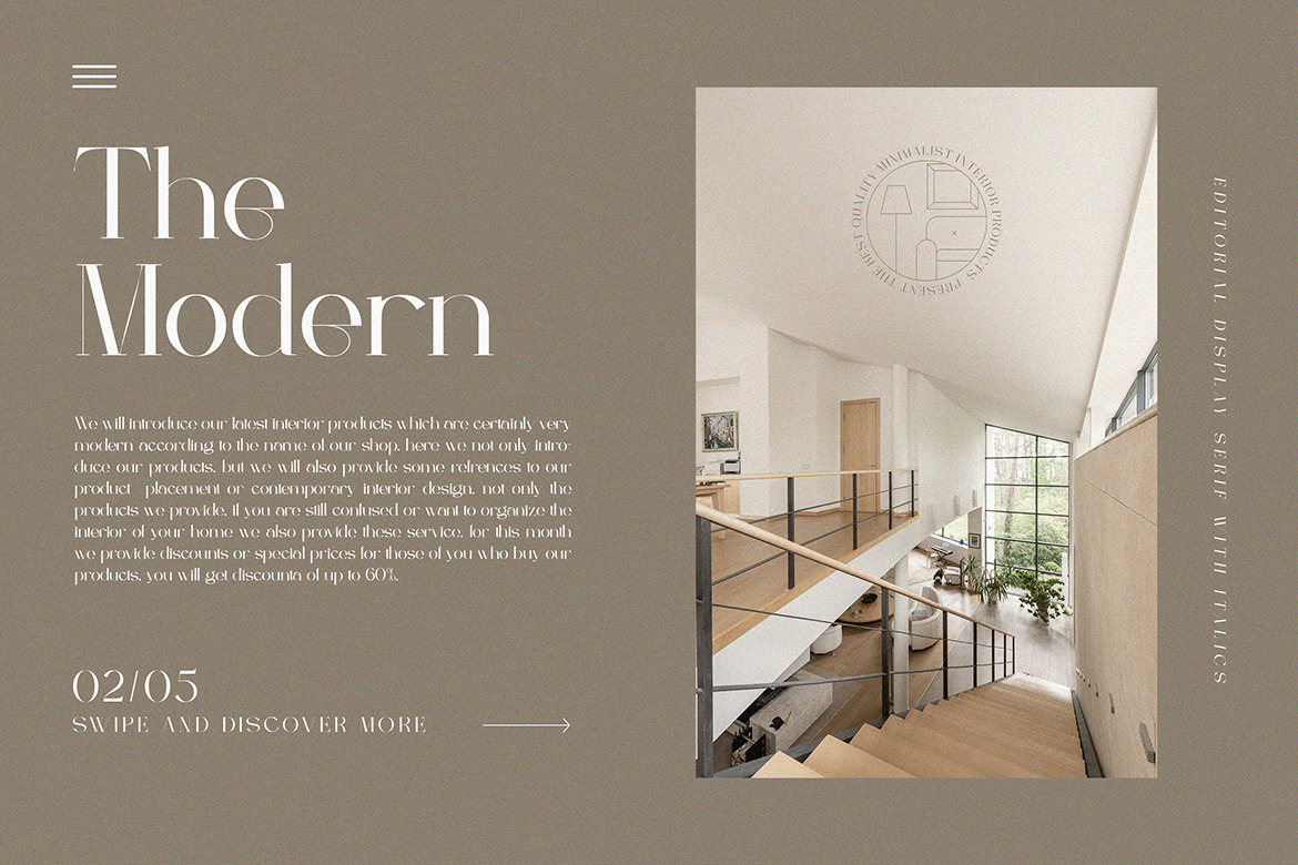 Berfilem - Editorial Display Serif Berfilem - Editorial Display Serif