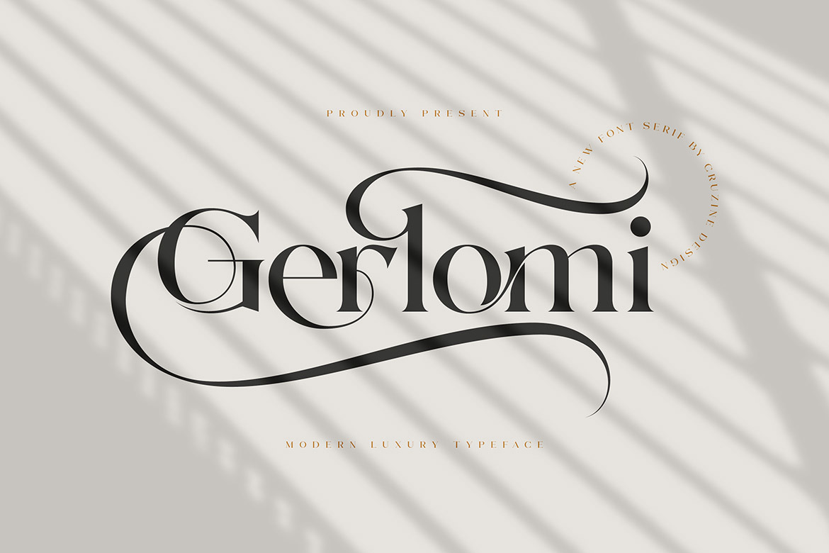 Gerlomi - Luxury Serif Font Gerlomi - Luxury Serif Font