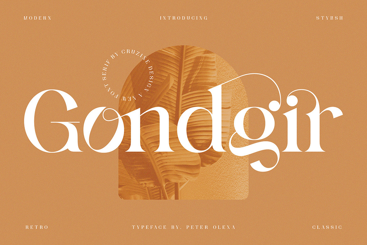Gondgir - Elegant Serif Font Gondgir - Elegant Serif Font