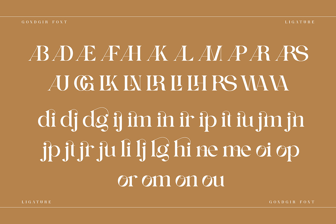 Gondgir - Elegant Serif Font Gondgir - Elegant Serif Font