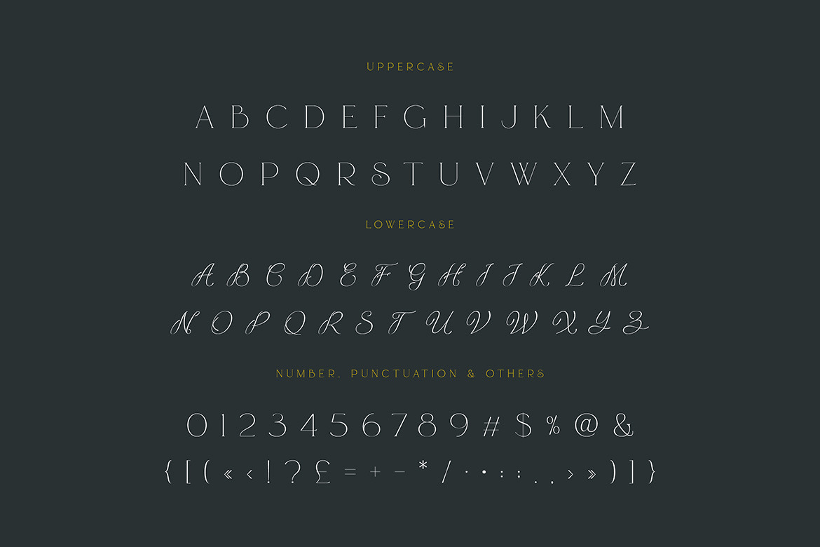 Risuali - Luxury Typeface Risuali - Luxury Typeface