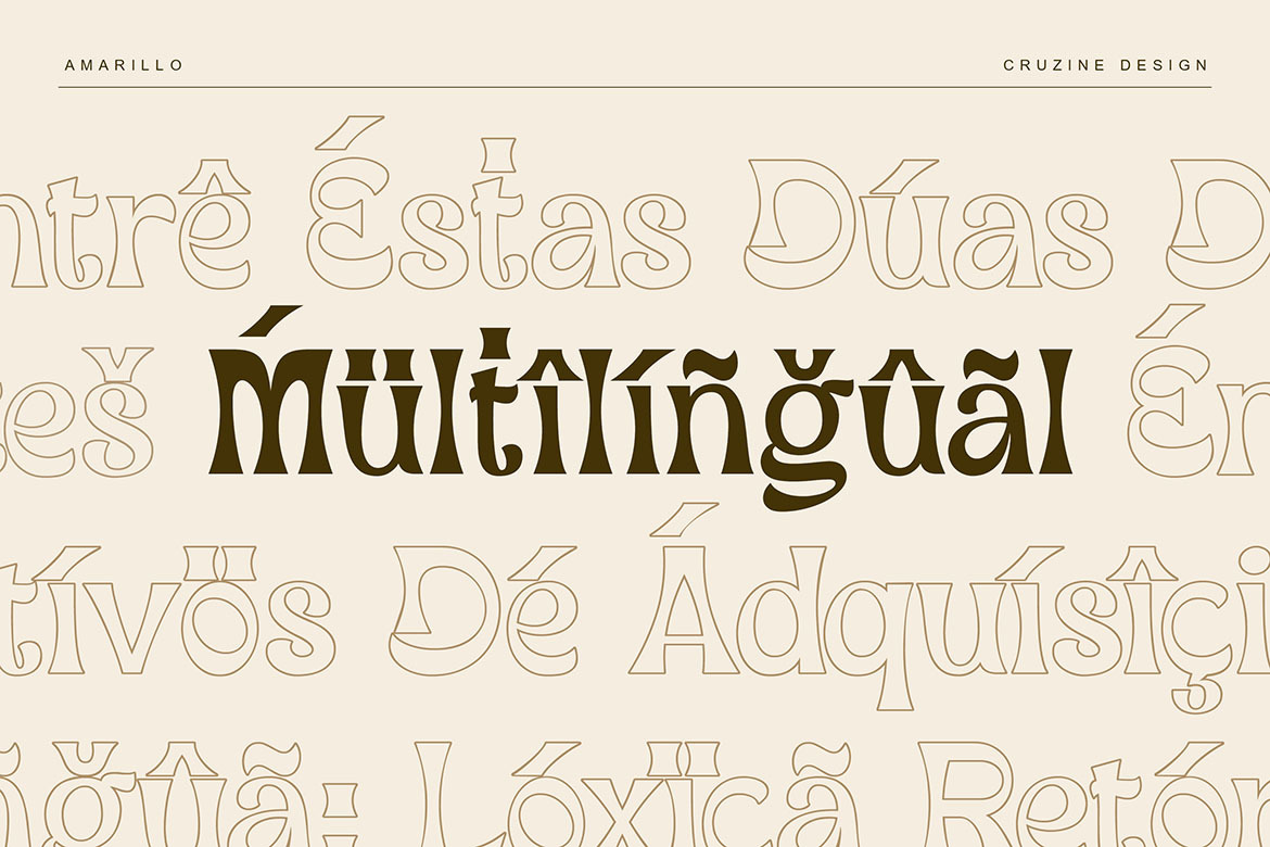 Amarillo - Modern Sans Font Amarillo - Modern Sans Font