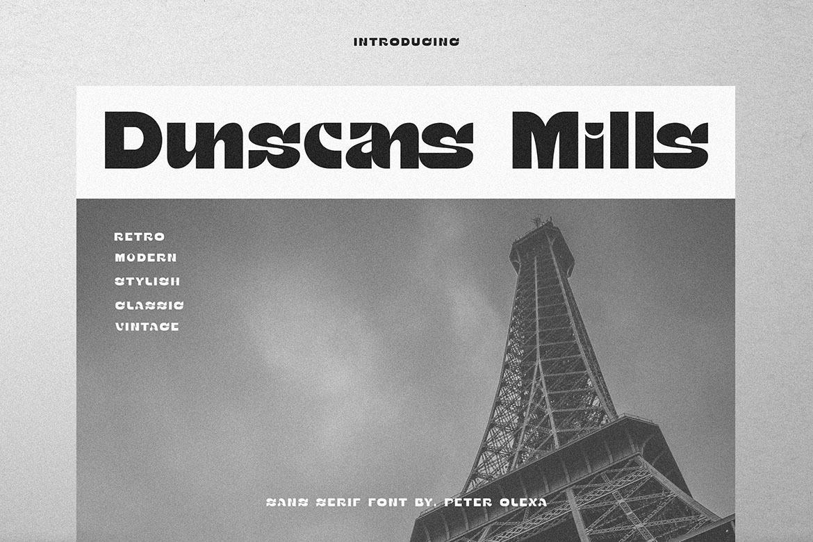 Dunscans Mills - Modern Bold Sans Dunscans Mills - Modern Bold Sans