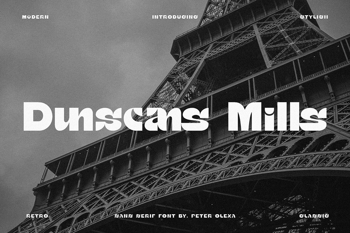 Dunscans Mills - Modern Bold Sans Dunscans Mills - Modern Bold Sans