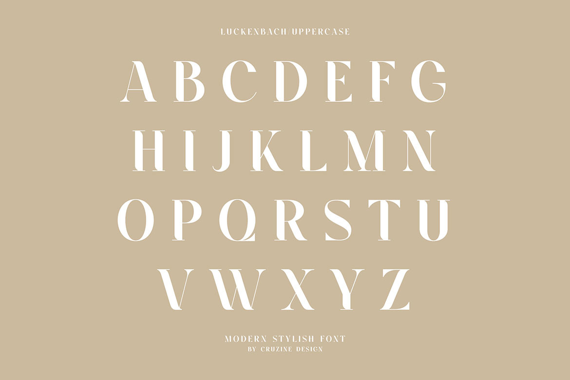 Luckenbach - Modern Serif Font