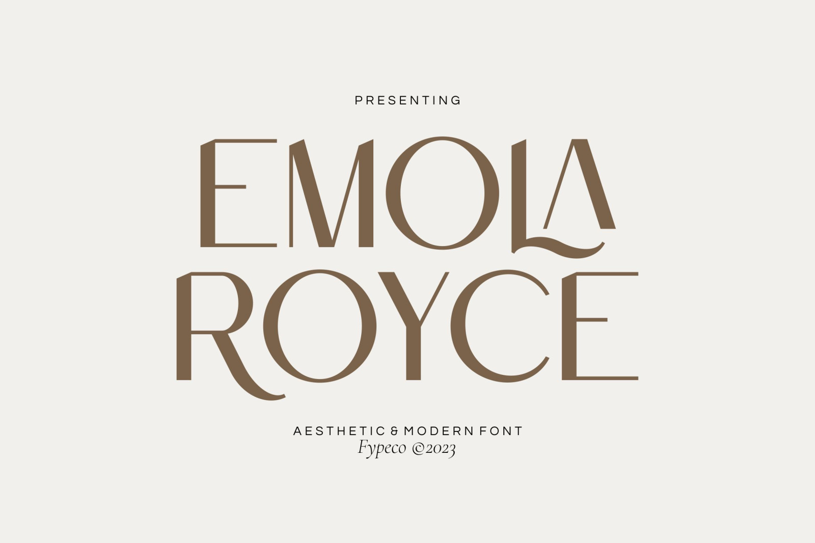 Emola Royce - Aesthetic Font Emola Royce - Aesthetic Font