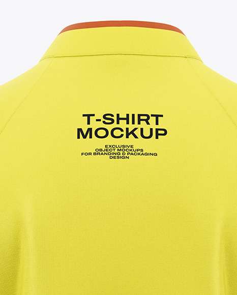 Men's T-Shirt Mockup - Back View