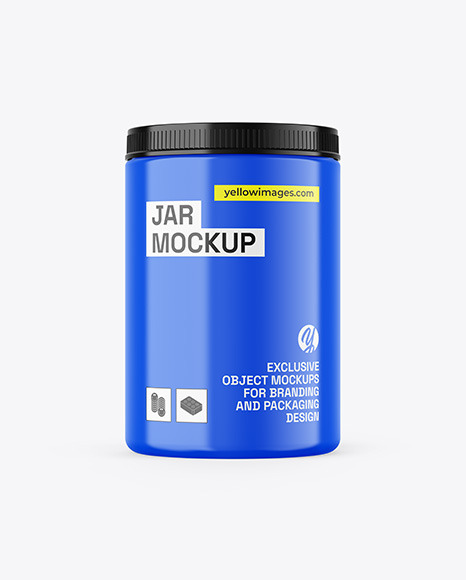 Glossy Jar Mockup