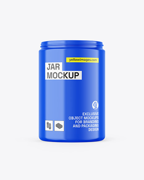 Glossy Jar Mockup