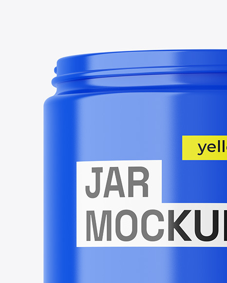 Glossy Jar Mockup