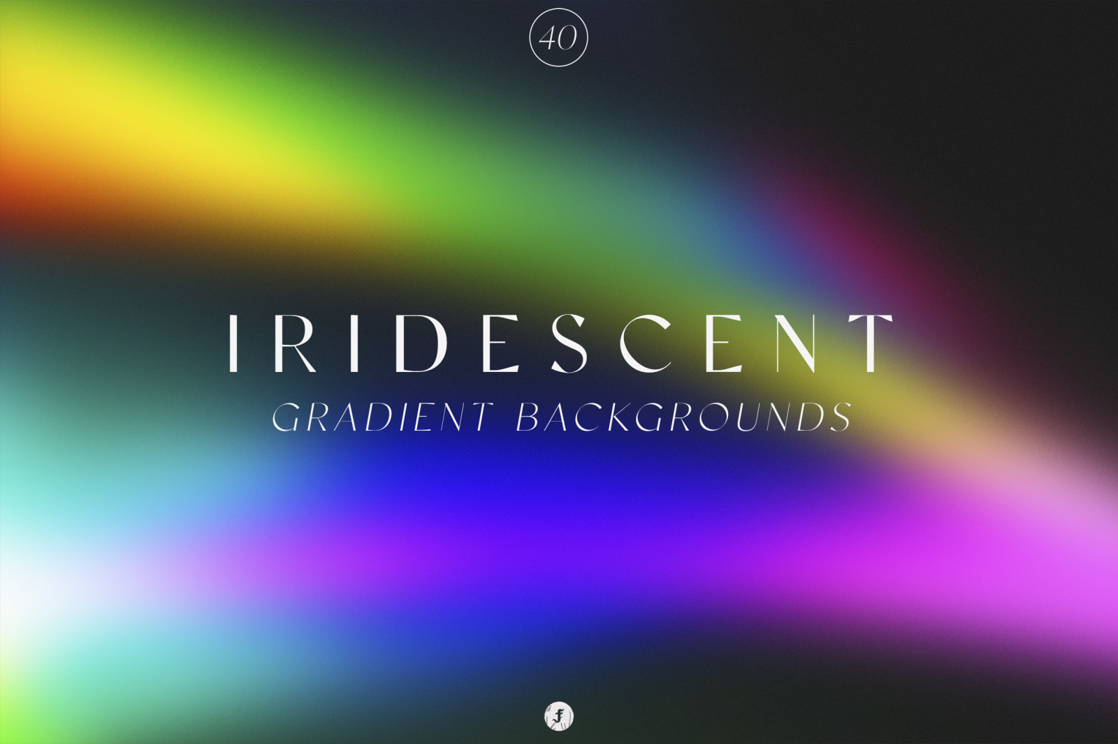 Iridescent Gradient Backgrounds