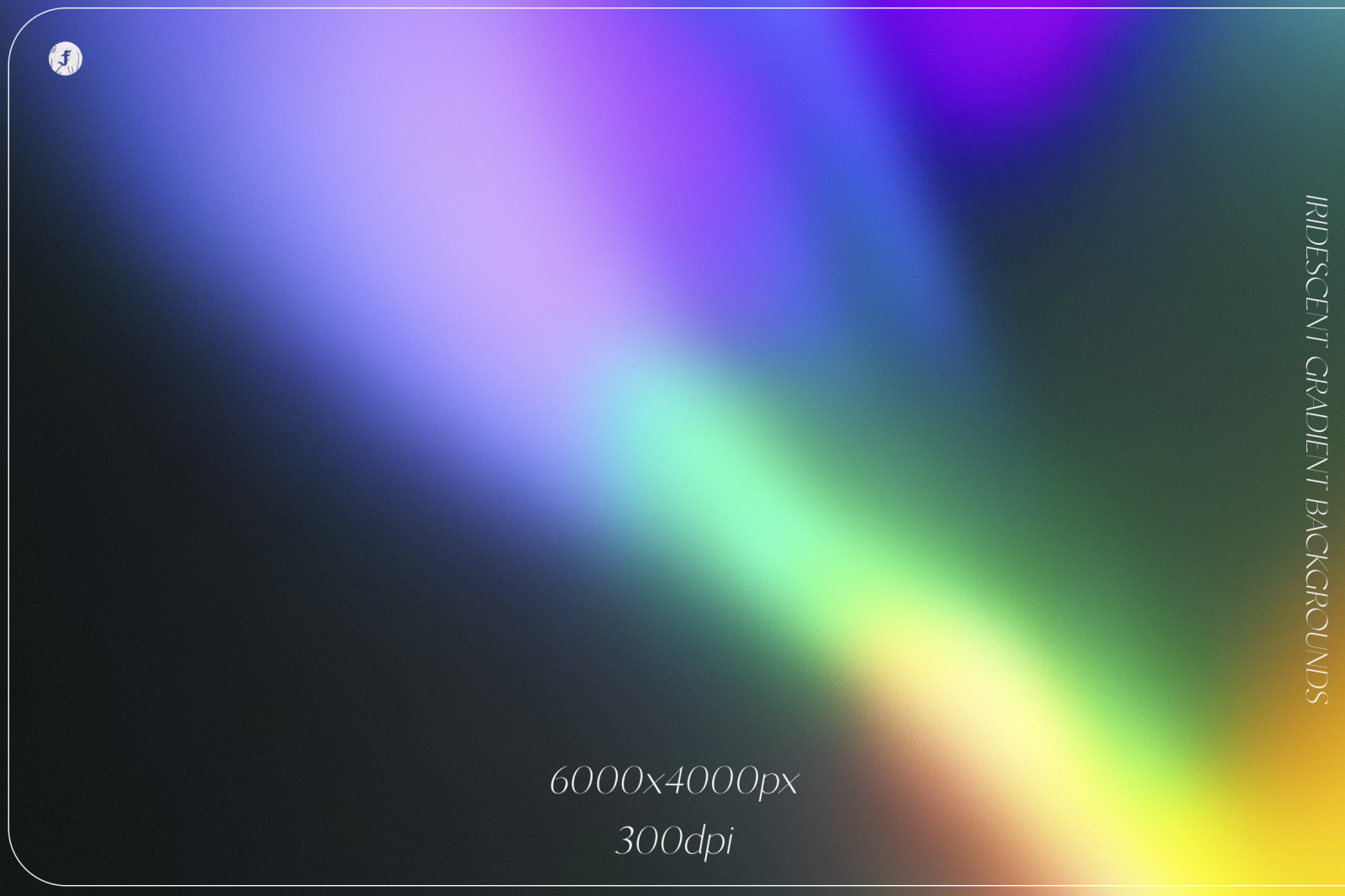 Iridescent Gradient Backgrounds