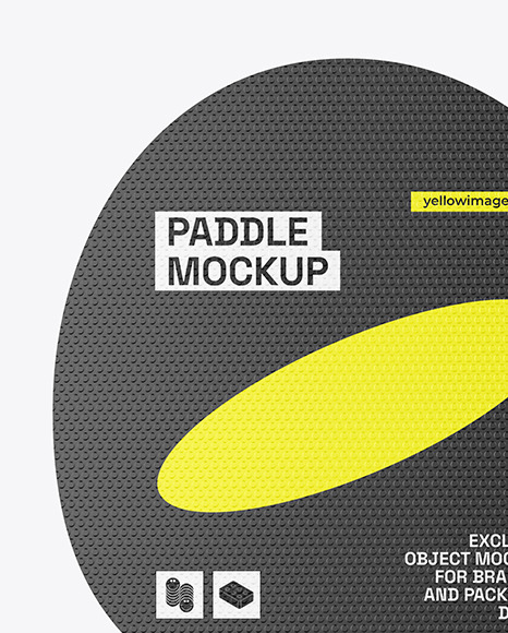 Two Glossy Ping Pong Paddles & Balls Mockup