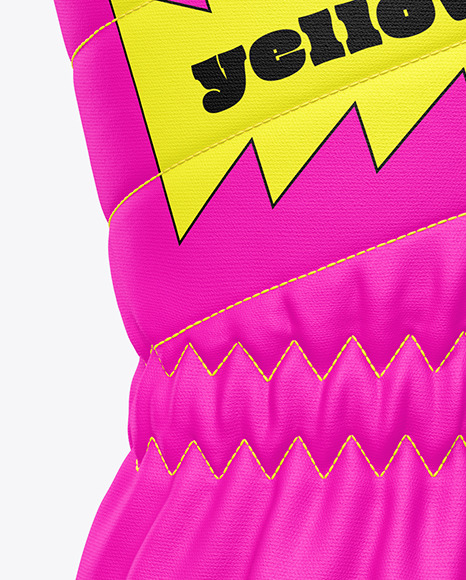 Snowboarding Glove Mockup