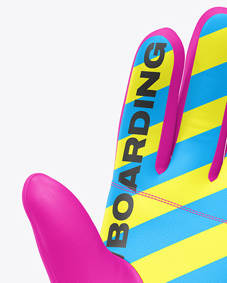 Snowboarding Glove Mockup