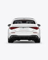 Luxury Car Mockup - Back View