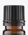 Amber Glass Pills Bottle Mockup