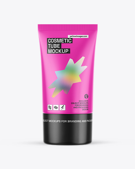 Glossy Cosmetic Tube Mockup - Soap package mockup