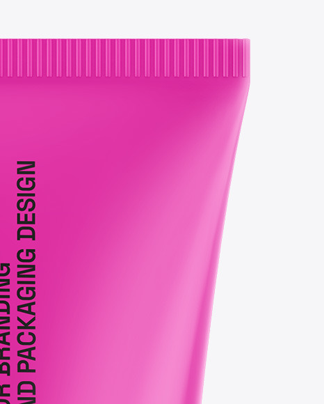 Glossy Cosmetic Tube Mockup