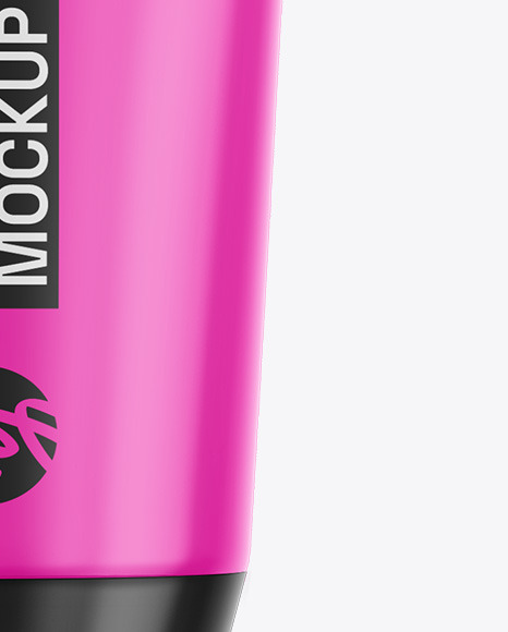 Glossy Cosmetic Tube Mockup