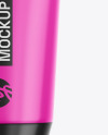 Glossy Cosmetic Tube Mockup