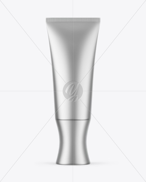 Matte Metallic Cosmetic Tube Mockup