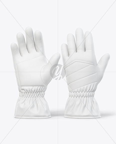Snowboarding Gloves Mockup