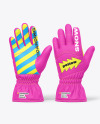 Snowboarding Gloves Mockup