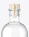 Clear Glass Vodka Bottle Mockup Clear Glass Vodka Bottle Mockup